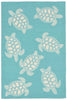 Trans Ocean Capri Turtle Blue Area Rug by Liora Manne main image