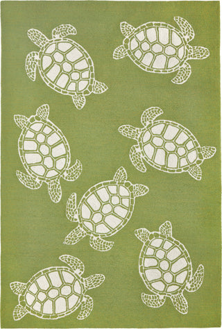 Trans Ocean Capri Turtle Greenery Area Rug Mirror by Liora Manne main image