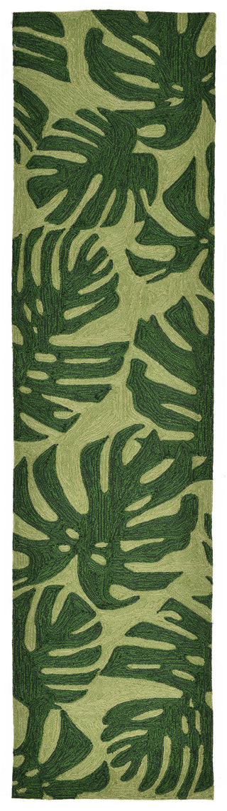 Trans Ocean Capri Fronds Green Area Rug by Liora Manne