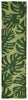 Trans Ocean Capri Fronds Green Area Rug 2'0'' X 8'0'' Runner