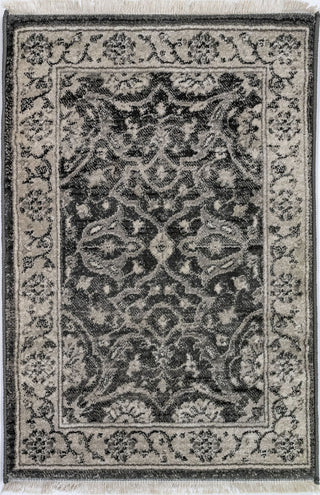 Trans Ocean Calais Oushak Charcoal Area Rug Mirror by Liora Manne Main Image