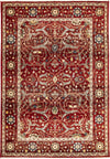 Trans Ocean Calais Oushak Red Area Rug Mirror by Liora Manne main image