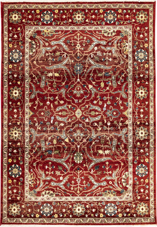 Trans Ocean Calais Oushak Red Area Rug Mirror by Liora Manne main image