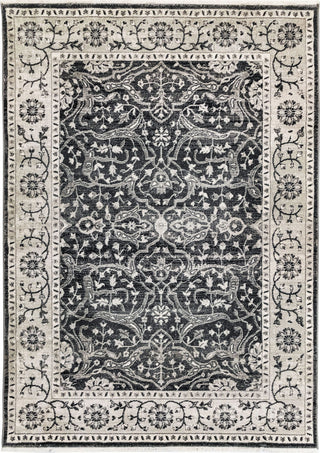 Trans Ocean Calais Oushak Charcoal Area Rug Mirror by Liora Manne main image