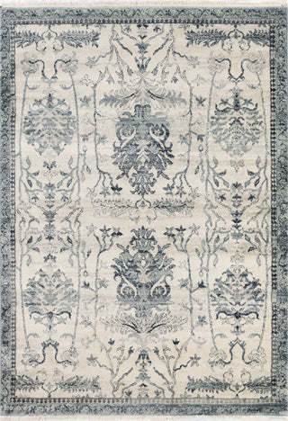 Trans Ocean Calais Brocade Ivory Area Rug Mirror by Liora Manne main image