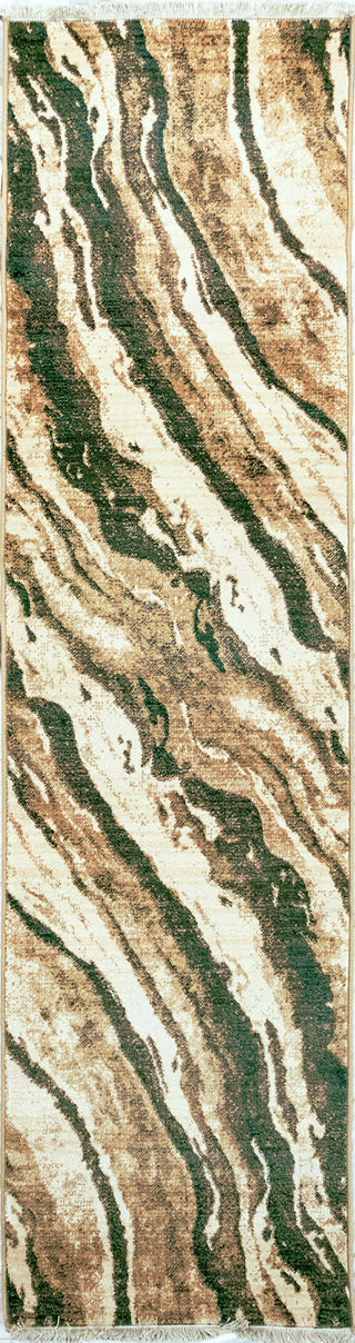 Trans Ocean Calais Dunes Green Area Rug Mirror by Liora Manne Main Image