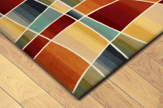 Trans Ocean Amalfi Collage Multi Area Rug Corner Shot