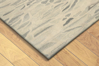 Trans Ocean Fuji Mirage Grey Area Rug by Liora Manne Corner Shot Feature