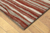 Trans Ocean Gobi Waves Orange Area Rug by Liora Manne Corner Shot Feature