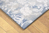 Trans Ocean Jadu Floral Blue Area Rug by Liora Manne Corner Shot Feature