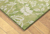 Trans Ocean Jadu Floral Sage Area Rug by Liora Manne Corner Shot