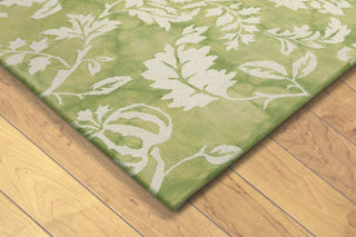 Trans Ocean Jadu Floral Sage Area Rug by Liora Manne Corner Shot