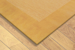 Trans Ocean Madrid Border Gold Area Rug Corner Shot