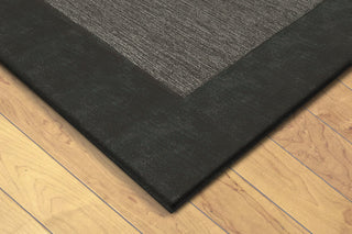 Trans Ocean Madrid Border Grey Area Rug Corner Shot