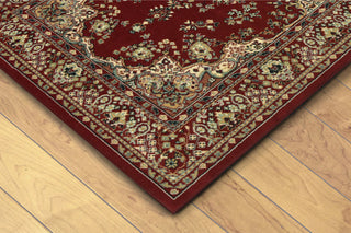 Trans Ocean Meteor Kermin Red Area Rug Mirror by Liora Manne 