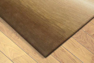 Trans Ocean Ombre Stripes Natural Area Rug Corner Shot