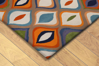 Trans Ocean Oslo Ogee Multi Area Rug Corner Shot