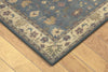 Trans Ocean Petra Oushak Blue Area Rug Corner Shot
