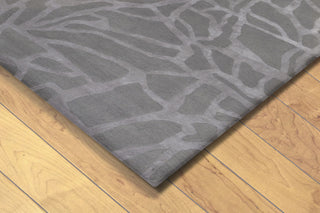 Trans Ocean Roma Shapes Grey Area Rug Corner Shot