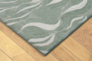 Trans Ocean Roma Stream Blue Area Rug Corner Shot