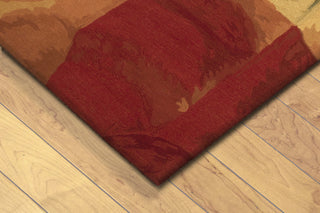 Trans Ocean Tivoli Sonia Red Area Rug Corner Shot