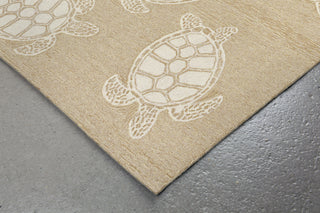 Trans Ocean Capri Turtle Natural Area Rug by Liora Manne Corner Shot