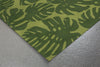 Trans Ocean Capri Fronds Green Area Rug by Liora Manne Corner Shot Feature