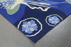 Trans Ocean Capri Jelly Fish Blue Area Rug by Liora Manne Corner Shot
