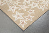 Trans Ocean Capri Starfish Natural Area Rug by Liora Manne Corner Shot Feature