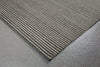 Trans Ocean Mojave Pencil Stripe Grey Area Rug Corner Shot