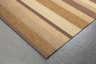 Trans Ocean Ravella Stripe Beige Area Rug Corner Shot