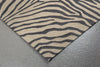 Trans Ocean Ravella Zebra Black Area Rug Corner Shot