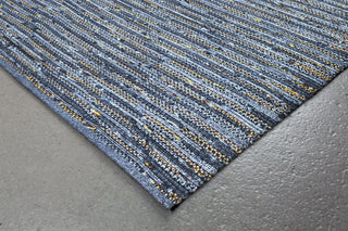 Trans Ocean Sahara Plains Blue Area Rug Corner Shot