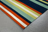 Trans Ocean Sorrento Tribeca Navy Area Rug by Liora Manne Corner Shot Feature