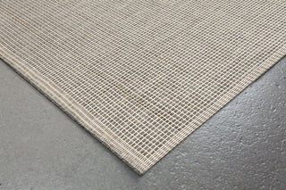 Trans Ocean Terrace Texture Silver Area Rug Corner Shot