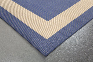 Trans Ocean Terrace Border Marine Area Rug by Liora Manne Corner Shot Feature