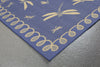 Trans Ocean Terrace Dragonfly Blue Area Rug by Liora Manne Corner Shot