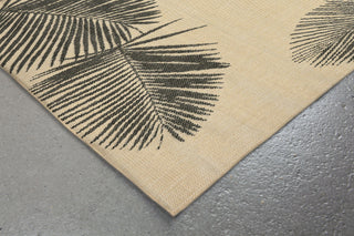 Trans Ocean Terrace Palm Neutral Area Rug by Liora Manne Corner Shot Feature