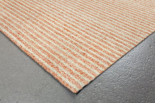 Trans Ocean Wooster Stripes Orange Area Rug by Liora Manne Corner Shot Feature