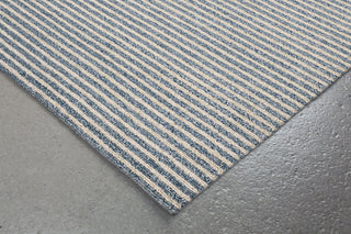 Trans Ocean Wooster Stripes Denim Area Rug by Liora Manne Corner Shot Feature