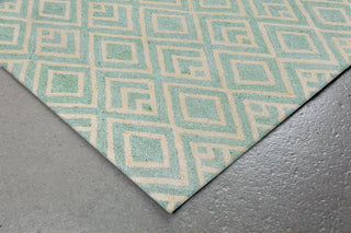 Trans Ocean Wooster Kuba Aqua Area Rug by Liora Manne Corner Shot Feature