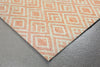 Trans Ocean Wooster Kuba Orange Area Rug by Liora Manne Corner Shot Feature