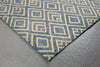 Trans Ocean Wooster Kuba Denim Area Rug by Liora Manne Corner Shot Feature