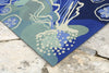 Trans Ocean Capri Jelly Fish Blue Area Rug by Liora Manne 