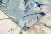 Trans Ocean Capri Palm Leaf Blue Area Rug by Liora Manne 