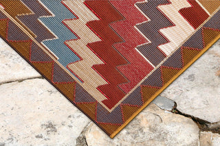 Trans Ocean Marina Anatolia Earth Area Rug Mirror by Liora Manne 