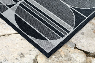 Trans Ocean Riviera Circles Neutral Area Rug Mirror by Liora Manne 