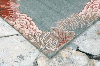 Trans Ocean Riviera Reef Border Area Rug Mirror by Liora Manne 