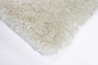 Trans Ocean Paradise Solid White Area Rug Mirror by Liora Manne 