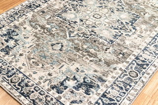 Trans Ocean Hampton Heriz Grey Area Rug Mirror by Liora Manne 